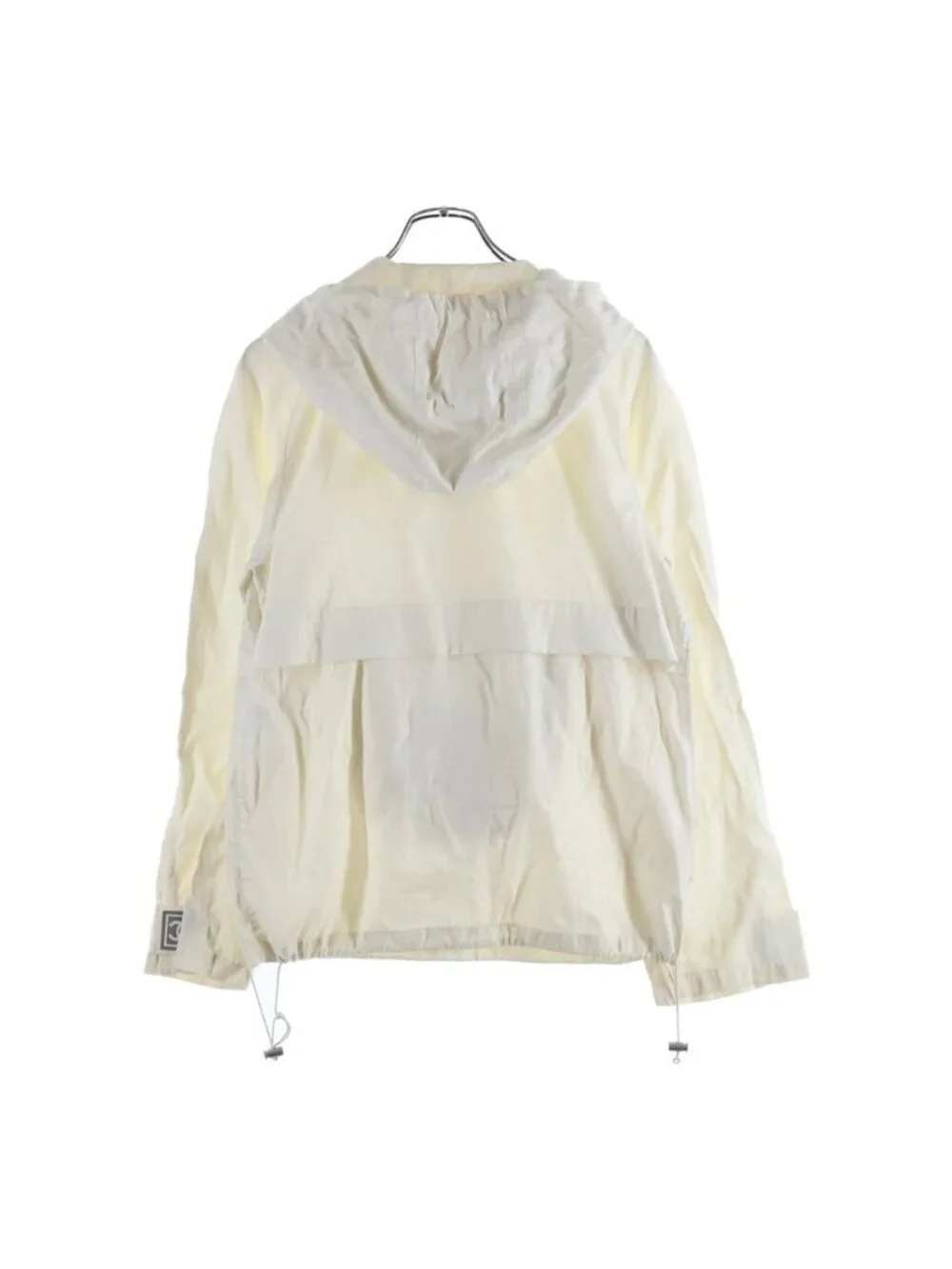 Chanel Sport Line CC Logo Anorak Hoodie Nylon White